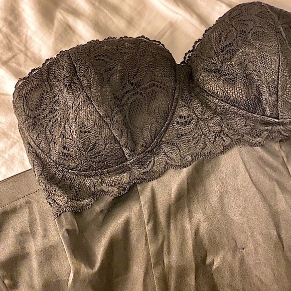 Strapless Lace Slip Lingerie Dress - Picture 1 of 4